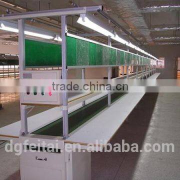 Conveyor System Structure and Slat Conveyor Type oppositive Assembly Line Made in China