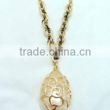18K Gold Plating necklace & crystal Cat-eyes stone China jewelry LN023-3