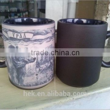 Change color ceramic stoneware mug