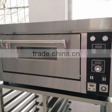 Single Deck 1 Tray Europe Standard Electric Infrared Pizza Oven With Steam