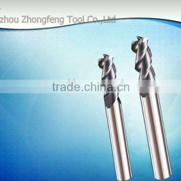 Carbide aluminum alloy processing end mills