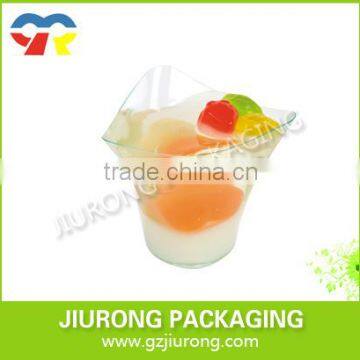 plastic clear disposable cake cups FDA/BPA Free