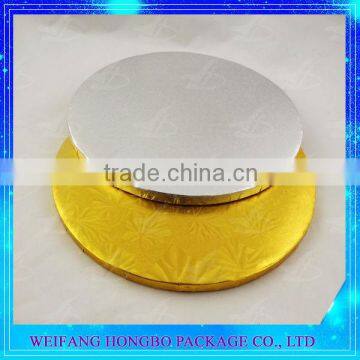 round gold/silver cake drums/cake boards/cake base