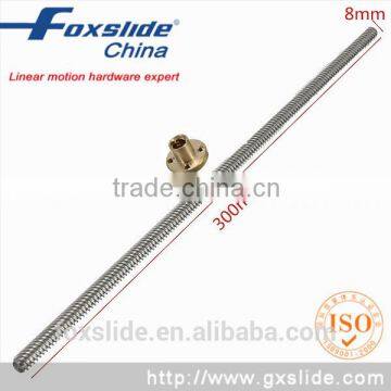 Trapezodial lead screw and precision ball screw