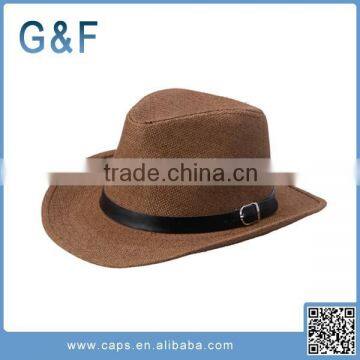 Plain Wholesale Cowboy Straw Hat