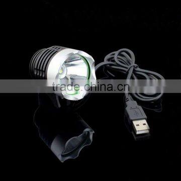 POPPAS YZL805U New 2014 Super Bright 600lm Bike Light XM-LT6 Usb Bicycle Light