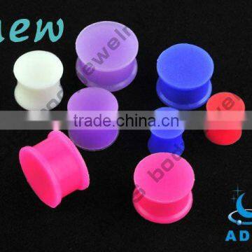 Newest Design Flexible Silicone Ear Soild Color Plugs