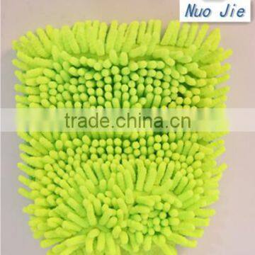 microfiber cleaning sponge in green color