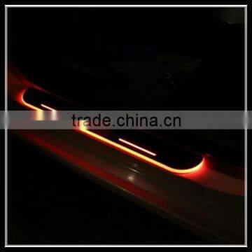 for AUDI A4L B9 A6L C7 A7 LED door sill with led car covers strip welcome pedal auto accessories car styling LED door sill