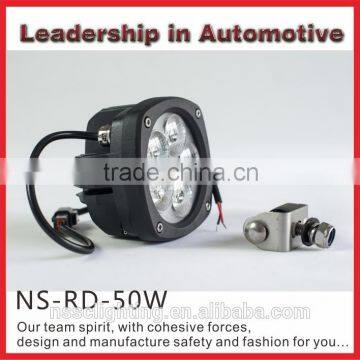 50W led work light for JEEP, DC10-30V 6500K White 50w best flood work light led IP68 24V LED OFFROAD LIGHT flood beam spot beam