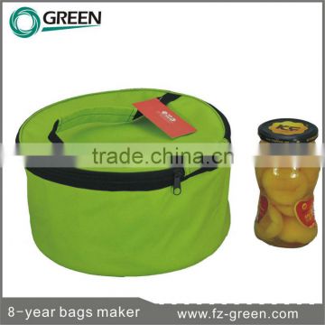 2015 New round aluminium foil Cooler bag for frozen food