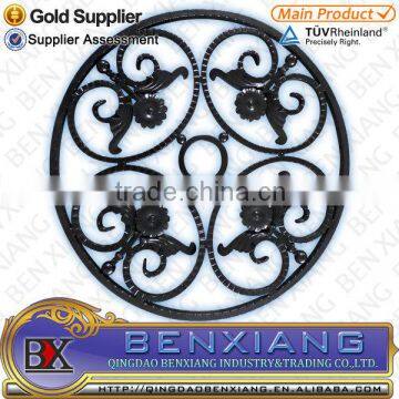 wrought iron gate used wrought iron rosettes