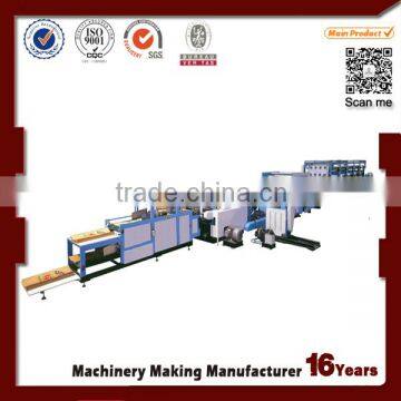 For plastic bag middle sealing woven bag machine