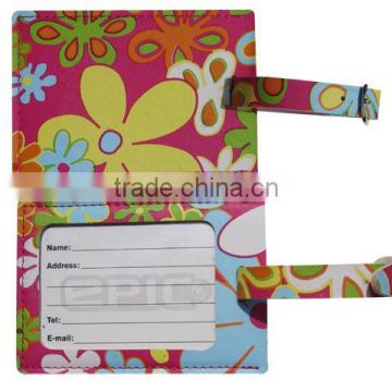 Promotional PVC/PU/Real Leather luggage tag