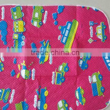 Baby urine mats in pvc printed