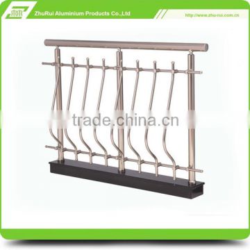 aluminum removable balcony balustrades/ adjustable handrail /stair handrail accessory