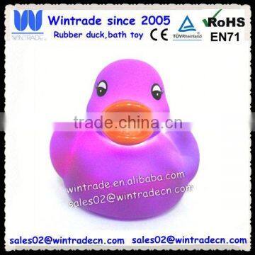 LED flashing bath duck & changing color