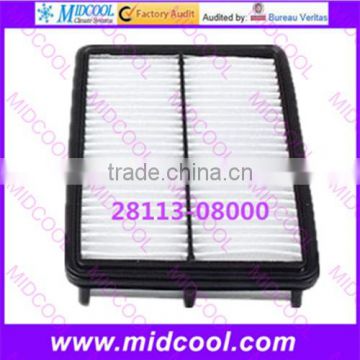 High quality air filter cabinfilter for 28113-08000 2811308000