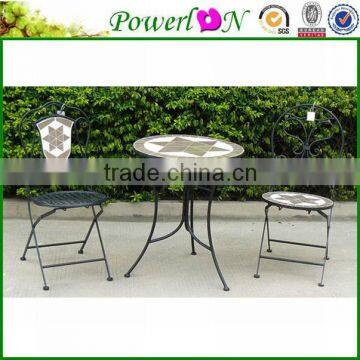 Discounted Color Folding Wrought Iron Outdoor Table For Home Backyard