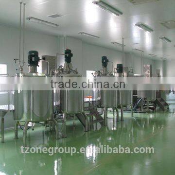 Shampoo making machine with homogenize mix tank