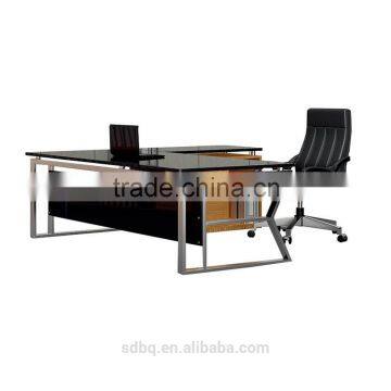 PT-D0518 New model glass top office furniture for tall people