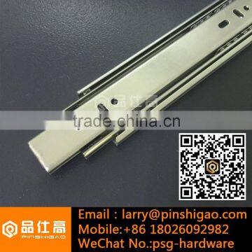 45mm width 3 fold full extension telescopic drawer slide