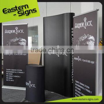 6ft Straight PVC Magnetic Pop Up Backdrop,Exhibit Pop Up Stands