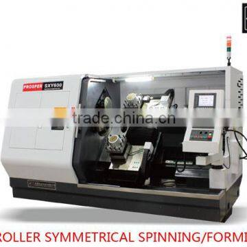 Fully automatic CNC metal spinning lathe