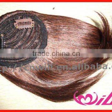 Hot Sale Silky Straight High Temperature Hair Bangs Hair Extension Hair Bangs Clip In Hair Extension Hair Accessories
