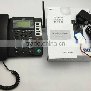 landline phone with sim card with big lcd and low price
