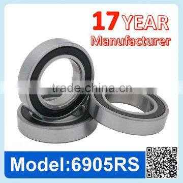 6905 ZZ RS Miniature Ball Bearing Deep Groove Ball Bearing
