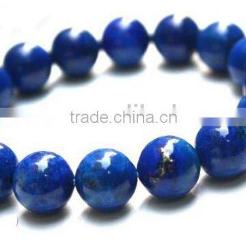 10mm nice round lapis lazuli rare genuine gemstone bracelet jewelry