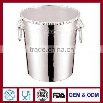 Silver Plated Large Ice Bucket Wine Cooler Wine Refrigerator Champagne Buckets
