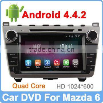 Ownice New Quad Core Android 4.4.2 mazda 6 dvd player gps Cortex A9 Support DVR OBD TPMS