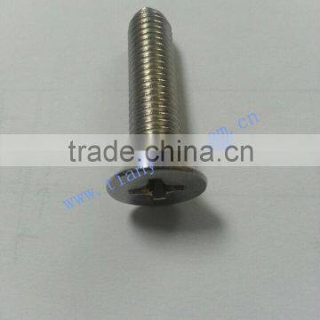 Stainless Steel flat head screw