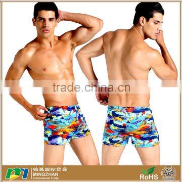 Summer Colorful Spandex Nylon Beach Swimming Shorts Men Swimsuits