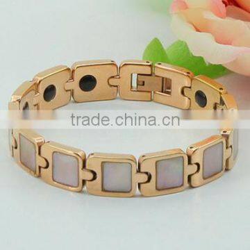 38 jewelry Plating gold/rose gold bracelet with stone for woman bracelets