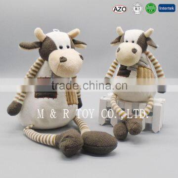 2016 New Product Small Plush Cow Toys in Low Price