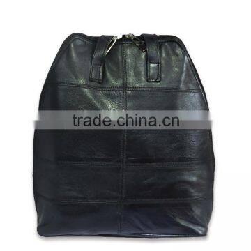 Teenagers shoulder bag cum back pack in genuine leather