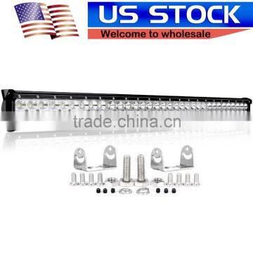 US STOCK 198W ADJUSTABLE LED WORK LIGHT BAR FLOOD SPOT OFFROAD DRIVING LAMP UTE 12V 24V