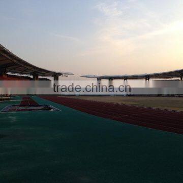 PVC tensile fabric architecture membrane stadium for stand roof in Jiangsu YiXing