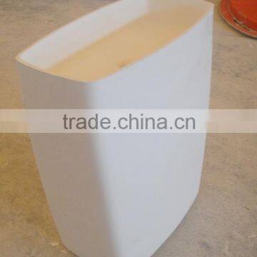 100% Acrylic Solid Surface Pedestal Basin,,Artificial Stone freestanding Washing Basin