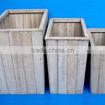 Garden Flower Wood Planter