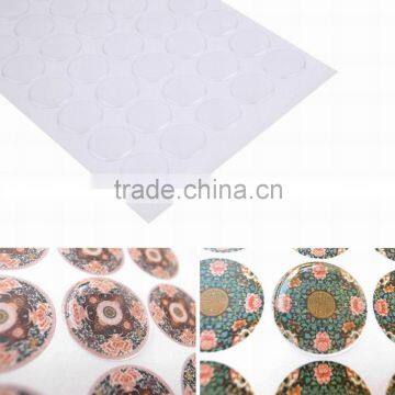 200pcs 1 Inch 3D Transparent Dome Circle Epoxy Sticker Bottle Cap photo-3