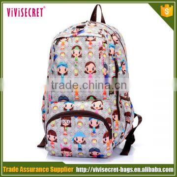 Low moq fashion kids cartoon school backpacks for boys girls