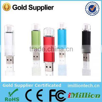 New 8GB 16GB 32GB Smart Phone Tablet PC USB Flash Drive pen drive 64GB OTG external storage micro usb