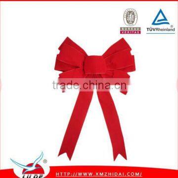 Holiday and Gift packing use velvet christmas ribbon bow