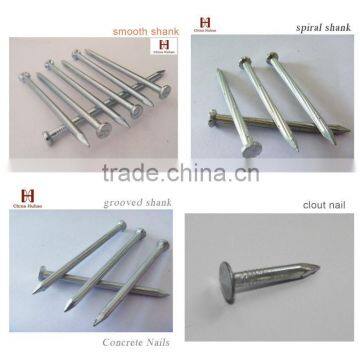 Stainless Galvanized Concrete Steel Nails /Concrete Steel Nails