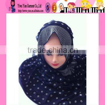 New Arrival Sale Latest Arabic Women Crystal Fancy Hijabs