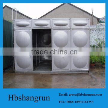 Sectional stainless steel water tank with good quality and price